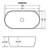 Ruvati inch Bathroom Vessel Sink White Oval Above Counter Vanity Porcelain Ceramic-101344572