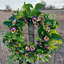 Couronne 24 po Pansy and Greeney Wreath