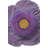 Floor Cushion Purple Poppy
