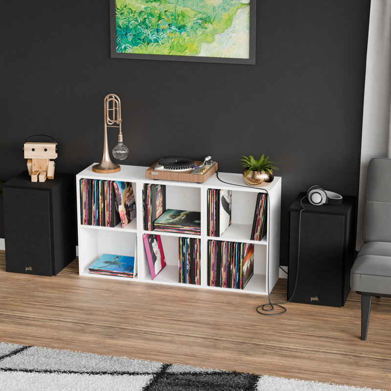 Solid Wood Decorative Storage Shelf Kubby 15.1, White