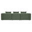 Vector 4 Seater Modular Corner Sofa Fabric 301cm L Shaped Sectional-140749282