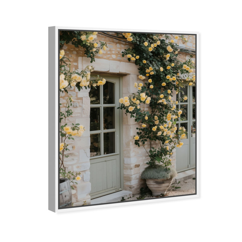 Honeyed Briar Wall Print by Oliver Gal, 21"H x 25"W, White Floater Frame
