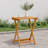 Arletta 50cm Solid Wood Rectangular Portable Folding Table