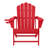 Outdoor Poly Adirondack Chair With Side Table And Ottoman-1074437694