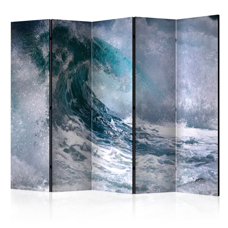 Geraghty 225cm W x 172cm H 5 - Panel Folding Room Divider