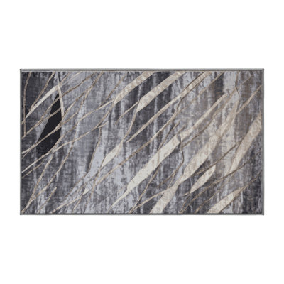 Machine Washable Pink Area Rug