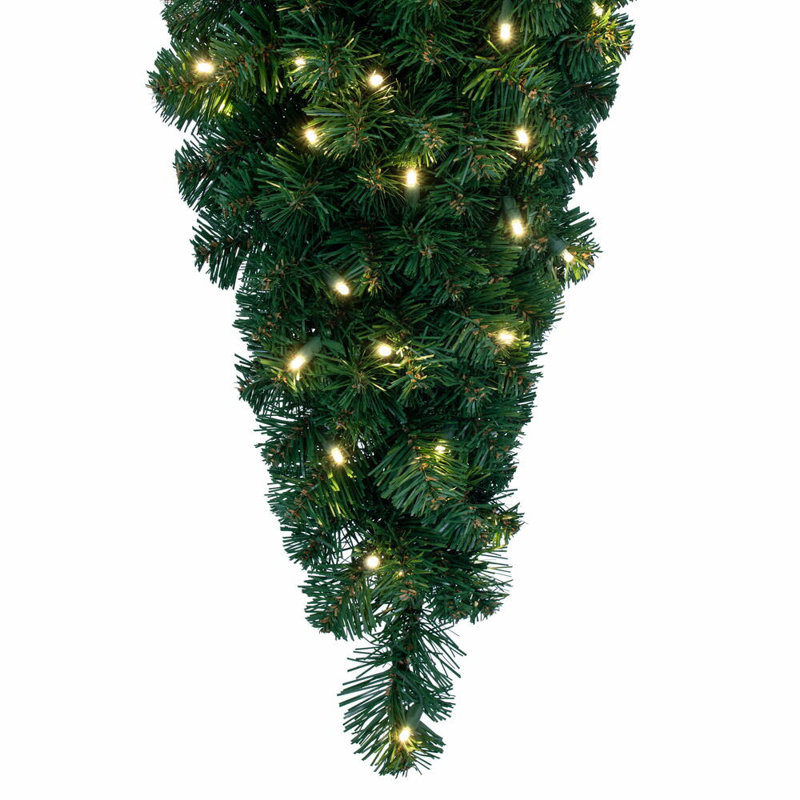  Goutte de Noël artificielle 60 po avec lumières DEL blanc chaud Grand Teton.