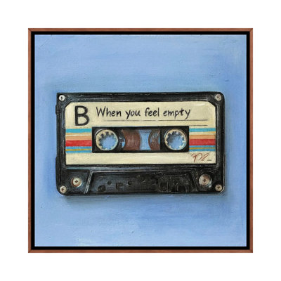 «When You Feel Empty», reproduction d'art sur toile encadrée