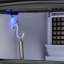 Machine à glaçons commerciale, 200 lb / 24 h avec capacité de rangement de 50 lb, encastrée / autoportante / sous le comptoir, machine à glaçons en acier inoxydable avec affichage DEL et autonettoyante, pour bar maison