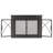 Highsmith Cabinet Steel Fireplace Door-641166401