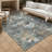 Machine Washable Indoor/Outdoor Chantille ACN2929 Floral Rug-663638105-663638181