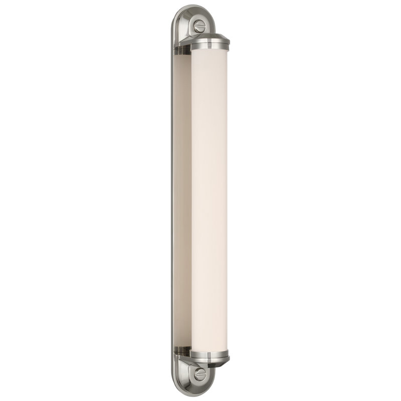 Ralph Lauren Belgrave 32" Linear Bath Light, 24" H x 3" W x 3.75" D, Polished Nickel, 1600 W