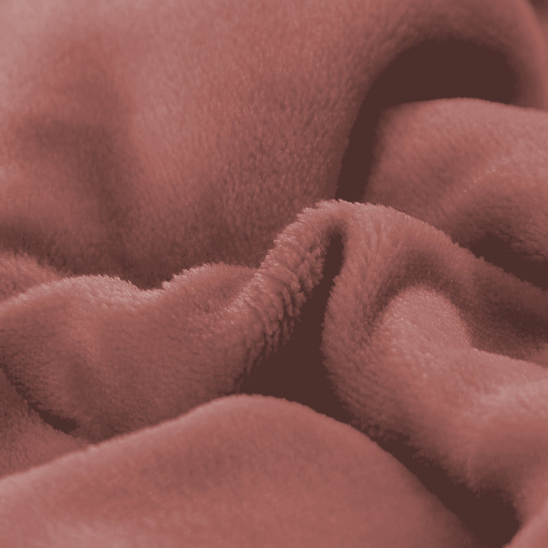 Sherpa Fleece Fur Thick Reversible Blanket Throw, Pink, 150cm x 200cm