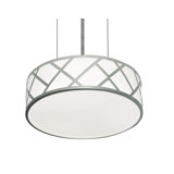 3 - Light Nickel LED Single Pendant