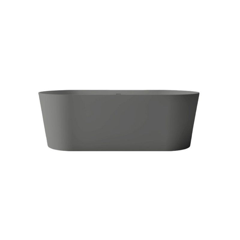 63'' W 22'' H Tub & Shower Kit, Dark Gray