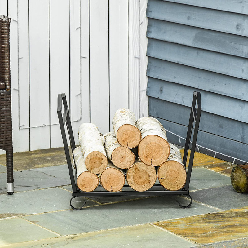 Beaupre 59.5cm W Metal Log Rack