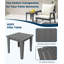 Table basse d'extérieur 2 pièces Hdpe-103313485