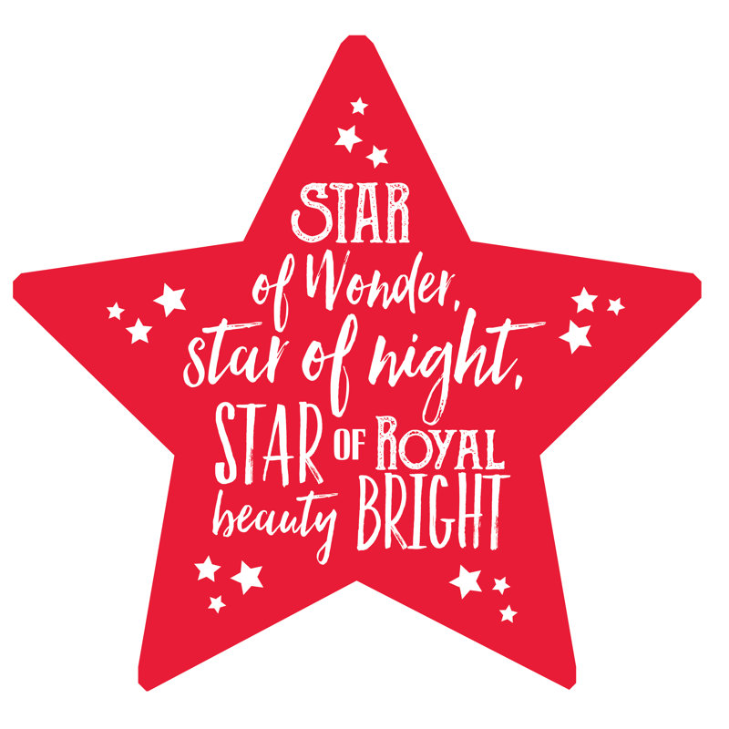 Star Of Wonder Print - Wrapped Canvas Print, 51cm H x 51cm W x 3.8cm D