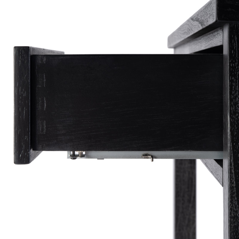 Flagstaff 2-Drawer 36" Console Table, Black