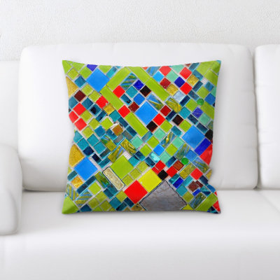 Microsuede Reversible Throw Pillow