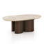 Table basse ovale en pierre véritable Luca-1226884714