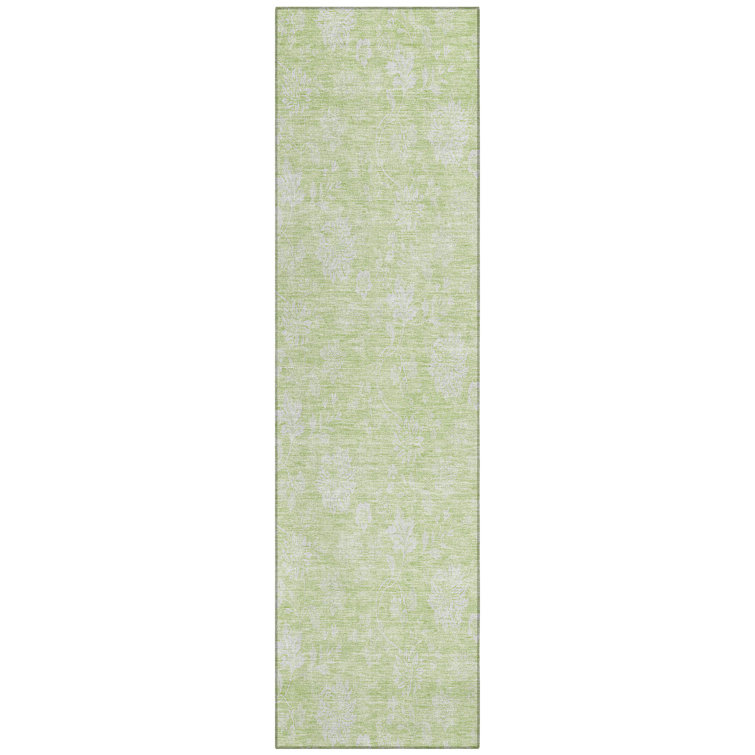 Myqueal Washable Floral Indoor / Outdoor Rug