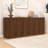 Stylish Wave Design Sideboard Buffet Cabinet with 6-Door Storage and Durable Construction-960122112