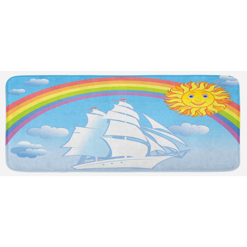 Tapis de cuisine nautique