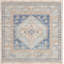 Tapis traditionnel Matthei de couleur bleu marine-1333421183