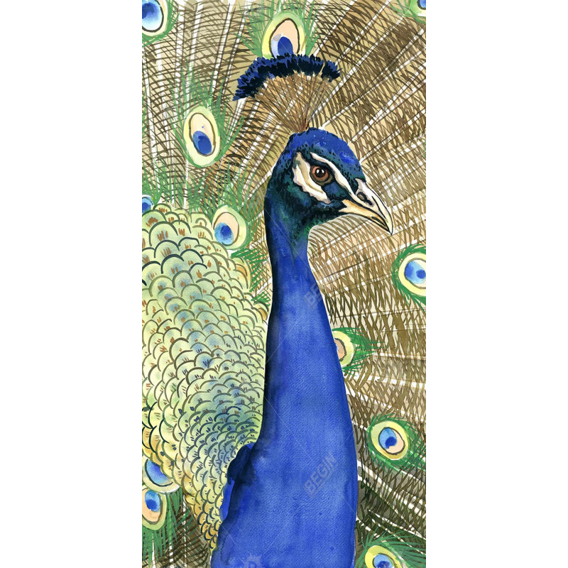 Peacock - 15.75"x31.50" Desk mat