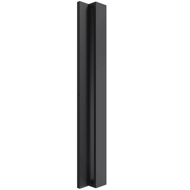 Avenue Outdoor Black 5Cct Wall Sconce, 16" H x 5" W x 4" D
