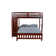 Beckford Twin Over Full L-Shaped Loft Bed with 6 Drawer Chest