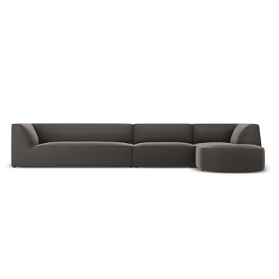 Adoraim 6 Seater Velvet Sofa & Chaise