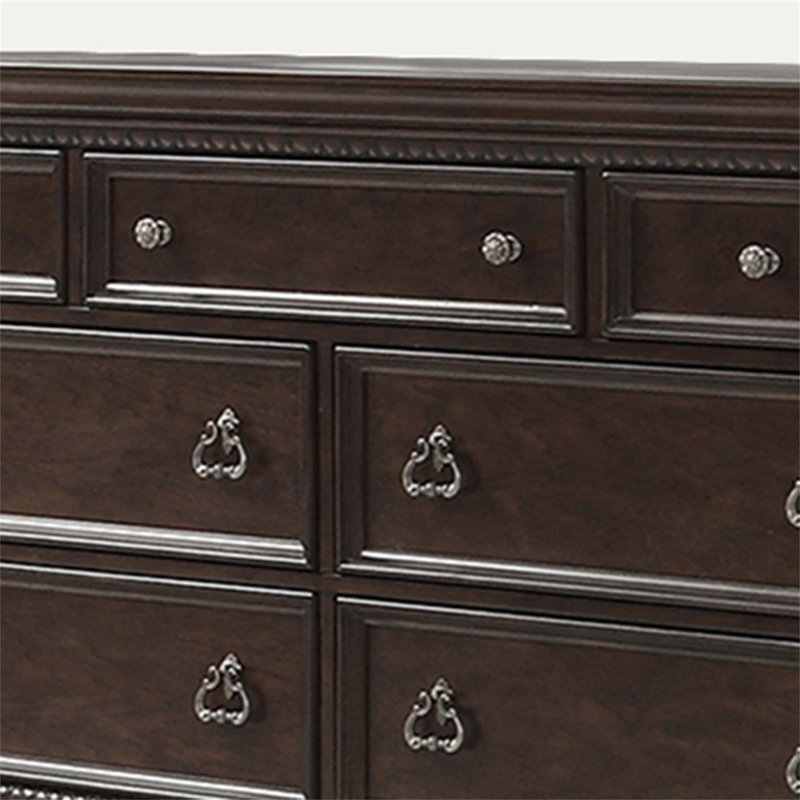 Commode 7 tiroirs en acajou