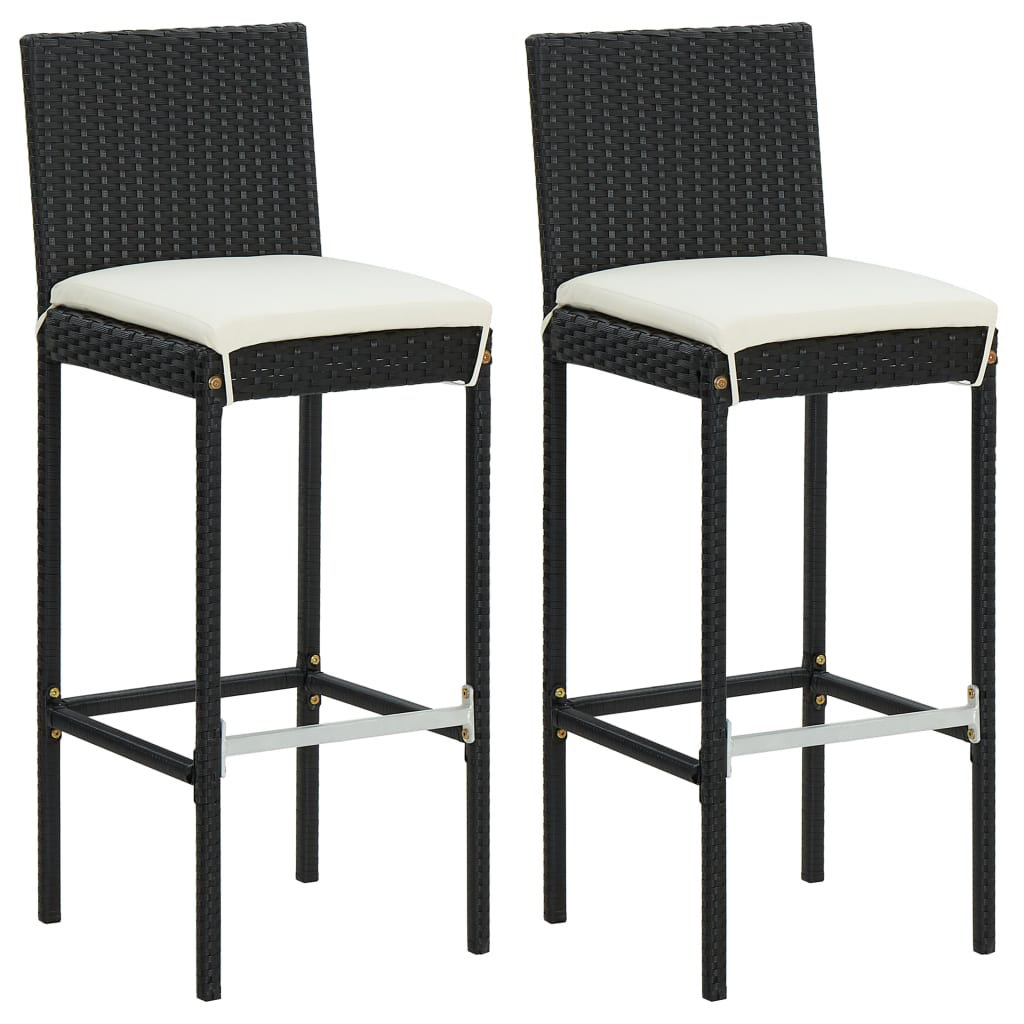 2-Sitzer Lounge-Set Hibriten aus Rattan mit Polster