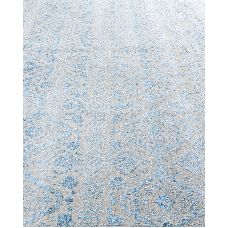 Overdyed One-of-a-Kind 7' 9" X 9' 5" Hand Knotted Area Rug