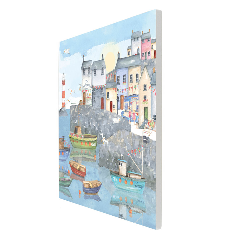 K.T.BENTLEY Traditional Nautical & Beach Wall Decor on Ceramic