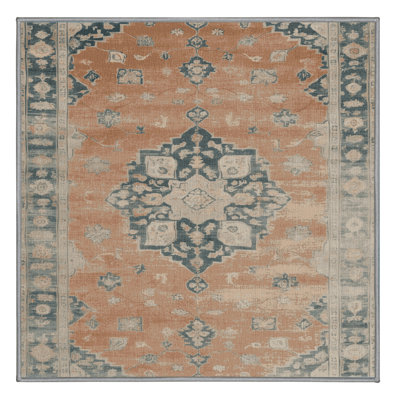Machine Washable Overdyed Gray Area Rug