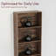 Bookcase with Shelving & Storage Display Bookcase Organizer For Home Office Living Room & Bedroom -28126290-70966728