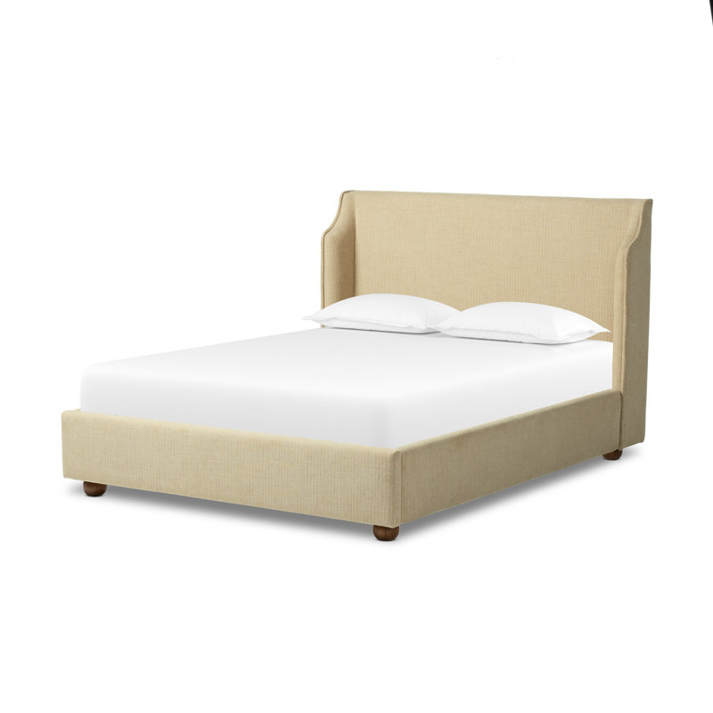 Noelia Bed, King, Laine Natural