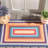 Ceaira Hand Woven Performance Machine Washable Performance Striped Indoor/Outdoor Area Rug-2085581155