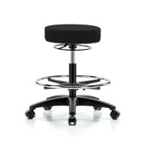 PERCH Life Height Adjustable Stool | Medium Bench Height 20.5-28"