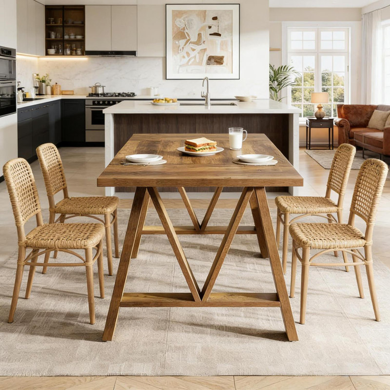 Stylish Kitchen Table,Rectangular Dining Table,Greeting Table