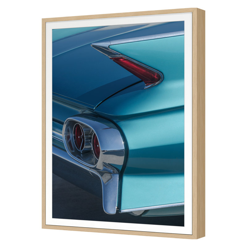 Classic Car 2 Print by Payne, Mimi, 30'' H x 22'' W, Nordic Oak Single Picture Framed