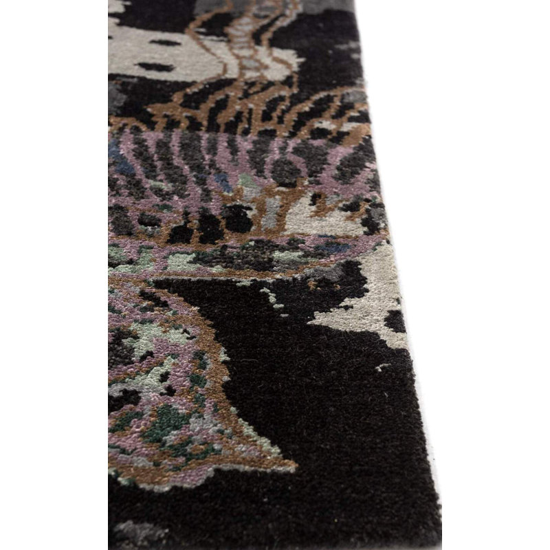 Contemporary Hand Knotted Silk Area Rug