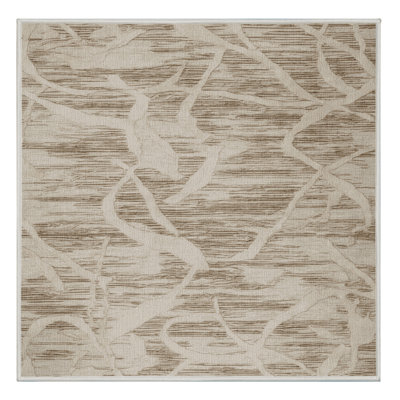 Tapis beige lavable à la machine