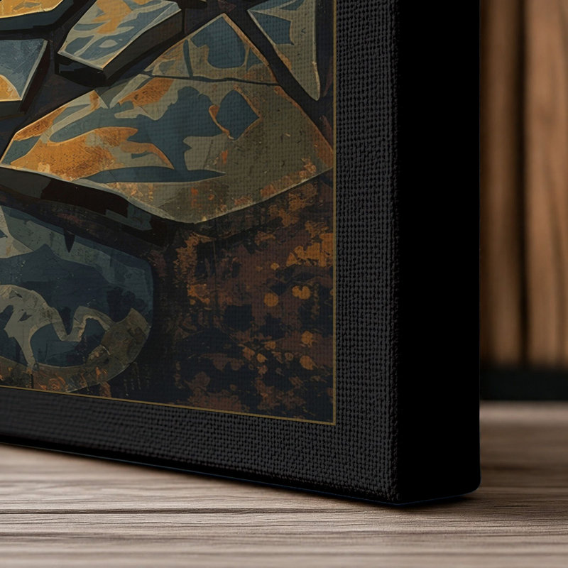 Sun Over Water Coastal - Wrapped Canvas, 18x12 - 45.7 x 30.5 cm, Black Border