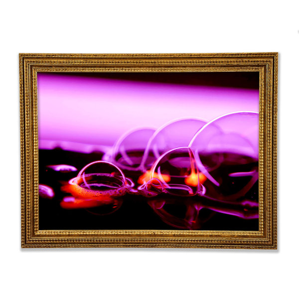 Ebern Designs Fire Bubbles - Single Picture Frame Print | Wayfair.co.uk