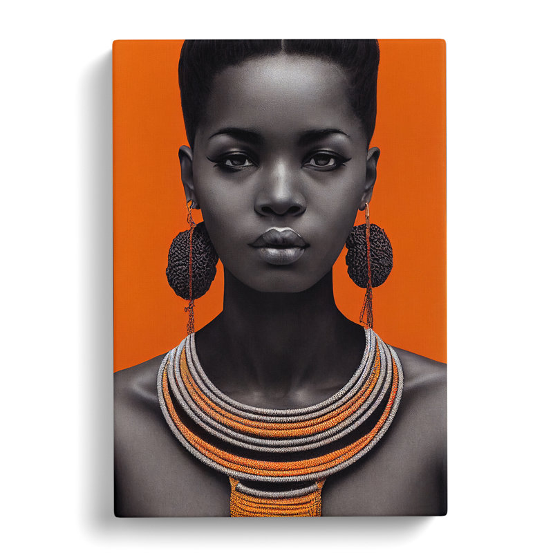 XC1022-4598X The Resplendent Woman - Wrapped Canvas Print, 60cm H x 40cm W x 3cm D