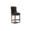 Ranch Upholstered Bar Stool with Solid Wood Frame